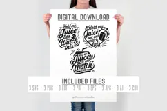 Hold My Juice Box and Watch This SVG - Funny Kids Shirt SVG Product Image 2