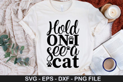 Funny Cat SVG Design - i can t have kids my cat is allergic Product Image 2