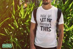 Hold on Let Me Overthink This Svg Cut File, Funny Quote Svg Product Image 2