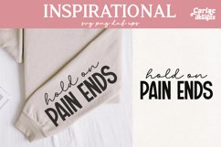 Hold on Pain Ends SVG