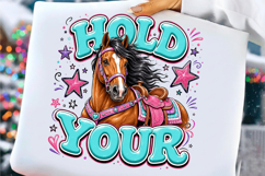 Hold Your Horse Funny PNG Product Image 6