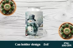 Christmas can holder PNG desgn | Christmas can koozie Product Image 3