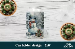 Christmas can holder PNG desgn | Christmas can koozie Product Image 4