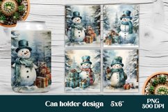 Christmas can holder PNG desgn | Christmas can koozie Product Image 1