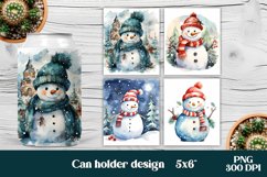 Christmas can holder PNG desgn | Christmas can koozie Product Image 1