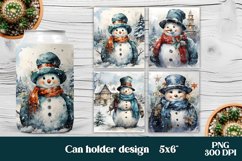Christmas can holder PNG desgn | Christmas can koozie Product Image 1