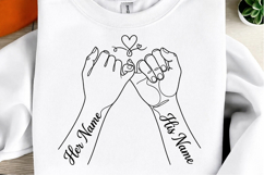 Holding Hands SVG Couple Hands SVG Product Image 2