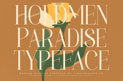 Holdmen Paradise - Modern Display Typeface Product Image 1