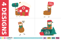 Christmas crafting clipart for planners and journals