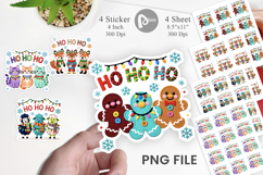 Holiday Animal Embroidery Sticker Product Image 1