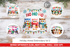 Holiday Animal Embroidery Wind Spinner Product Image 1