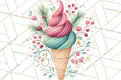 Holiday Baking PNG, Watercolor Christmas Kitchen Clipart Product Image 3