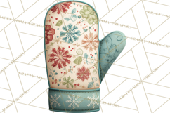 Holiday Baking PNG, Watercolor Christmas Kitchen Clipart Product Image 4