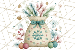 Holiday Baking PNG, Watercolor Christmas Kitchen Clipart Product Image 4