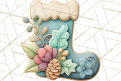 Holiday Baking PNG, Watercolor Christmas Kitchen Clipart Product Image 5