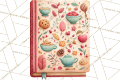 Holiday Baking PNG, Watercolor Christmas Kitchen Clipart Product Image 5