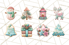 Holiday Baking PNG, Watercolor Christmas Kitchen Clipart Product Image 5