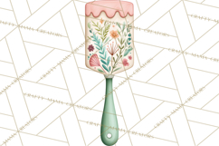 Holiday Baking PNG, Watercolor Christmas Kitchen Clipart Product Image 4
