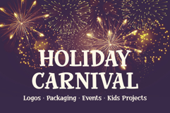 Holiday Carnival | A Playful Display Serif Product Image 2