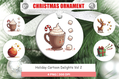 Holiday Cartoon Delights Ornament Product Image 1