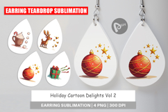 Holiday Cartoon Delights Earring Product Image 1