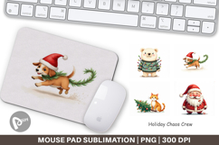 Mouse Pad Holiday Chaos Crew Product Image 1