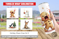 Tumbler Holiday Chaos Crew Product Image 1