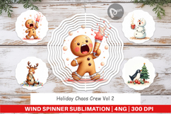 Wind Spinner Holiday Chaos Crew Product Image 1