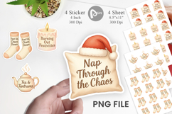 Sticker Holiday Chaos Quotes Product Image 1