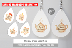 Earring Holiday Chaos Quotes Product Image 1