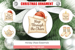 Ornament Holiday Chaos Quotes Product Image 1