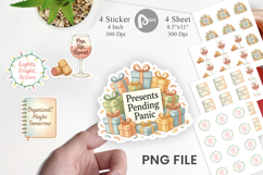 Sticker Holiday Chaos Quotes Product Image 1