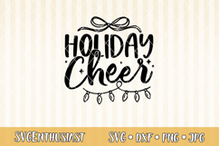 Holiday cheer SVG cut file Product Image 2