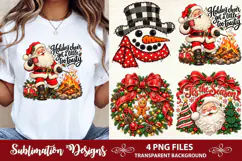Holiday Cheer Got a Little Too Toasty Funny Santa Roasting Product Image 1