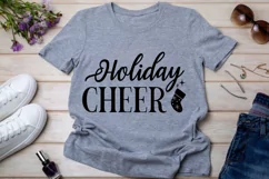 Holiday Cheer SVG, Winter snow SVG, Winter cozy SVG Product Image 2