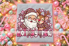 Holiday Crew Santa and Reindeer PNG Product Image 2