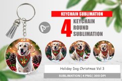 Keychain Holiday Dog Christmas Product Image 1