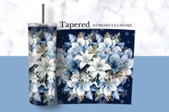 Holiday Flowers Tumbler Wrap Product Image 3