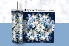 Holiday Flowers Tumbler Wrap Product Image 3