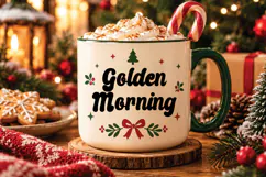 Christmas Font - Winterfall Romance Product Image 5