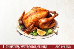 Holiday Food Sublimation Clipart, Holiday Food Clipart Product Image 1