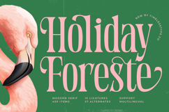 Holiday Foreste - Modern Serif Font Product Image 1
