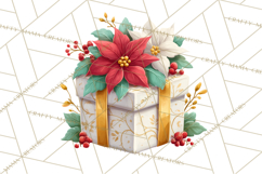 Christmas Presents Clipart PNG, Cute Cartoon Holiday Objects Product Image 3