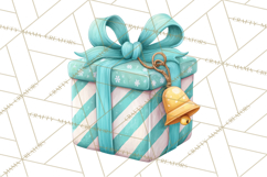 Christmas Presents Clipart PNG, Cute Cartoon Holiday Objects Product Image 4