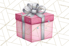 Christmas Presents Clipart PNG, Cute Cartoon Holiday Objects Product Image 2