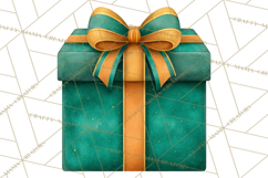 Christmas Presents Clipart PNG, Cute Cartoon Holiday Objects Product Image 3