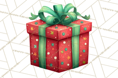 Christmas Presents Clipart PNG, Cute Cartoon Holiday Objects Product Image 5