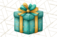 Christmas Presents Clipart PNG, Cute Cartoon Holiday Objects Product Image 3
