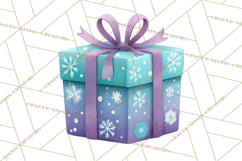 Christmas Presents Clipart PNG, Cute Cartoon Holiday Objects Product Image 4