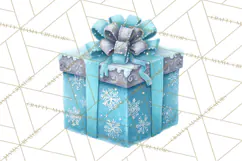Christmas Presents Clipart PNG, Cute Cartoon Holiday Objects Product Image 4